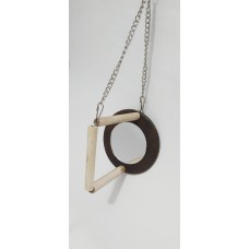 Hanging Mirror Bird Toy